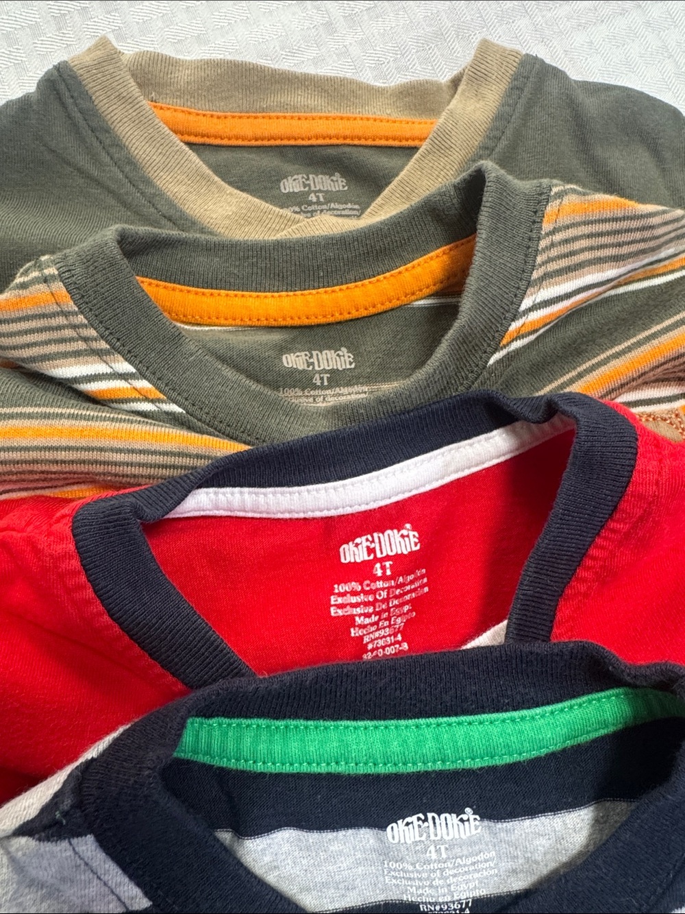 Okie-Dokie Lot of Toddler Three Elastic Waist Shorts and  Four T-shirts - Picture 2 of 14